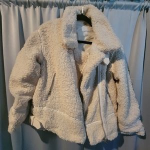 Oversized moto jacket